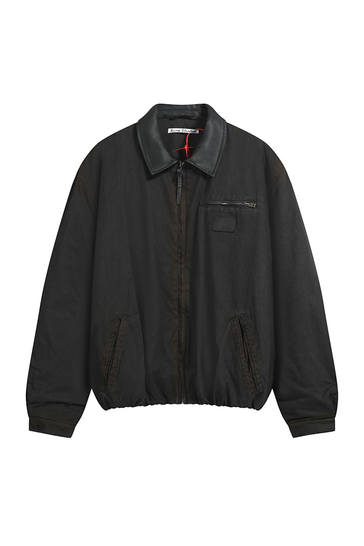 Acne Studios 398 AC Collar Cotton Black Grey S-XL 9002# - Image 3