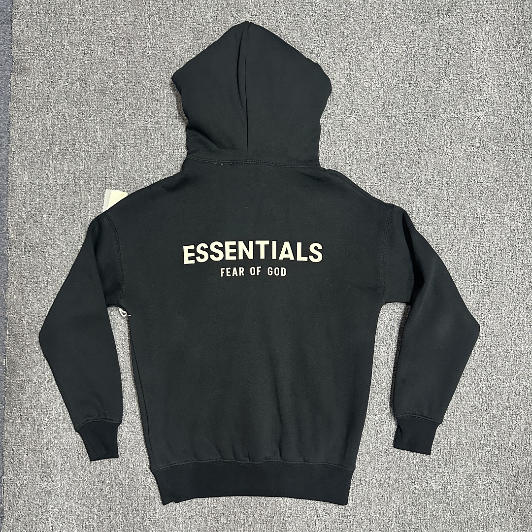 Essentials 188 Kids Ess 22 Velvet : Black Dark Oatmeal Light 4/5 6/7 8 10 12 14/16 - Image 18
