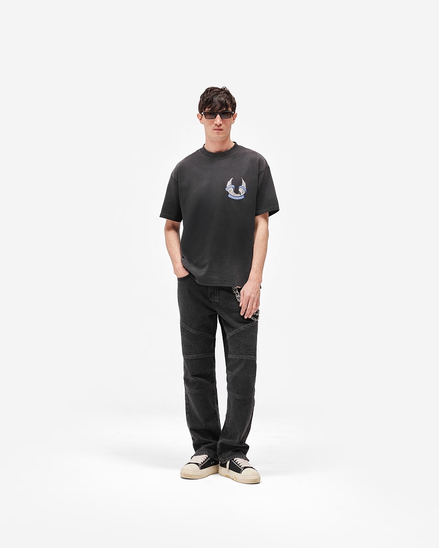 Off-White 138 REPRESENT New High Mens Womens Top Water Wide Short Sleeve : S M L XL Off (White) - Image 35