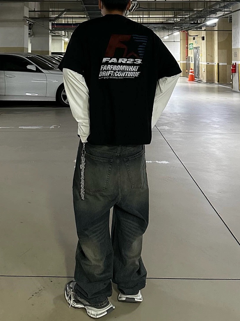 Arc'teryx 118 FAR.ARCHIVE FAR FI Limited Exclusive F Star Print Short Sleeve T Black Grey S-XL 3406# - Image 41