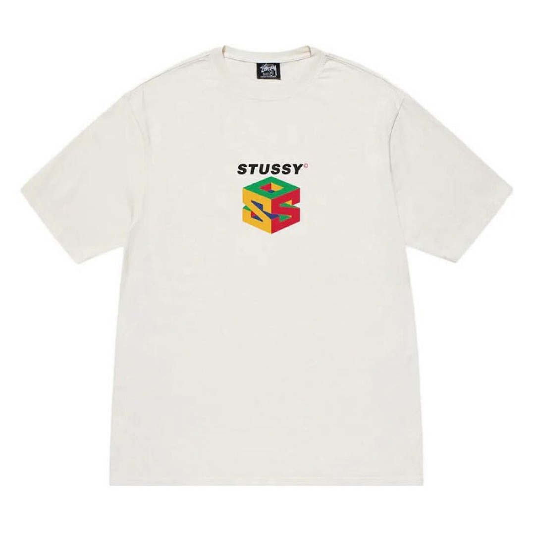 Stussy 108 Stussy SS23 Summer Logo Print Wide Short Sleeve T Mens Womens : Black White S Ｍ L XL - Image 4