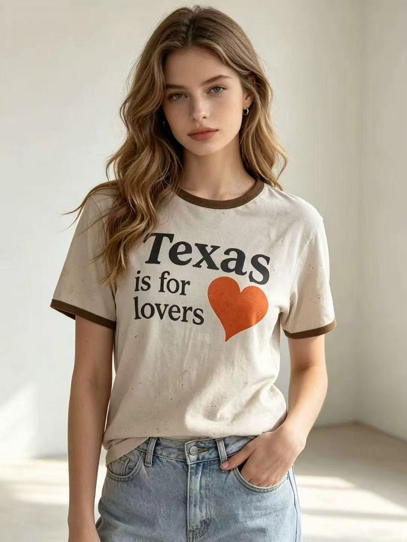 Unbranded 128 SECND SLF Texas Red Washed Short Sleeve T : S M L - Image 14