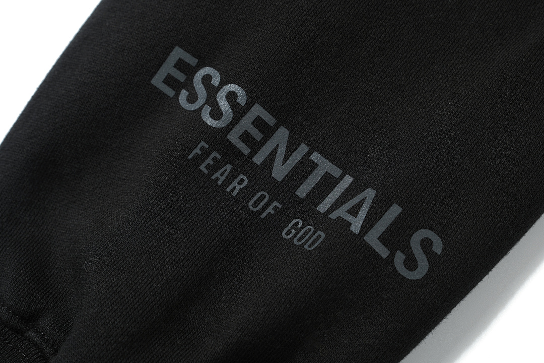 Essentials 228 ESS Gum LOGO Grey Black S-XL 6695 - Image 6