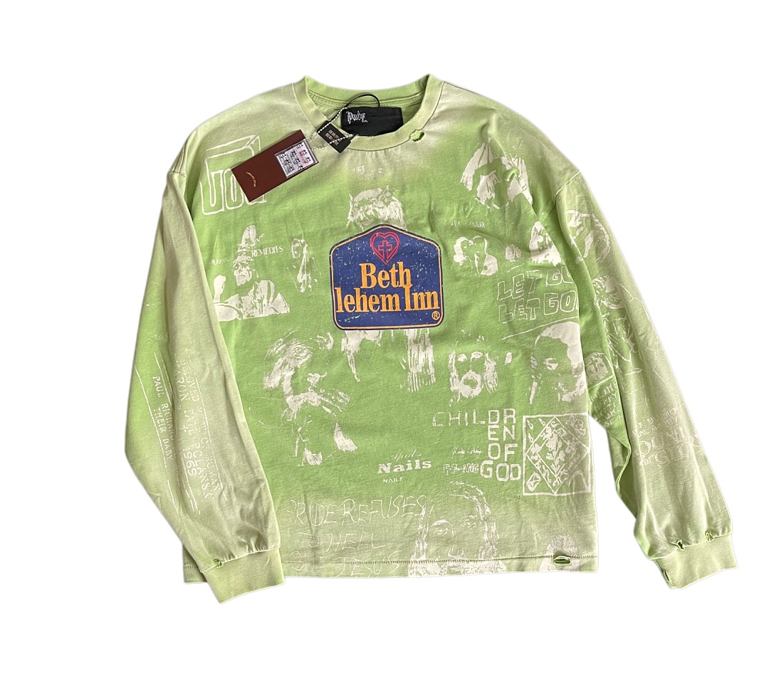 Unbranded 158 PALY Bethlehem Inn Short Long Sleeve T : Grey Green S M L - Image 15