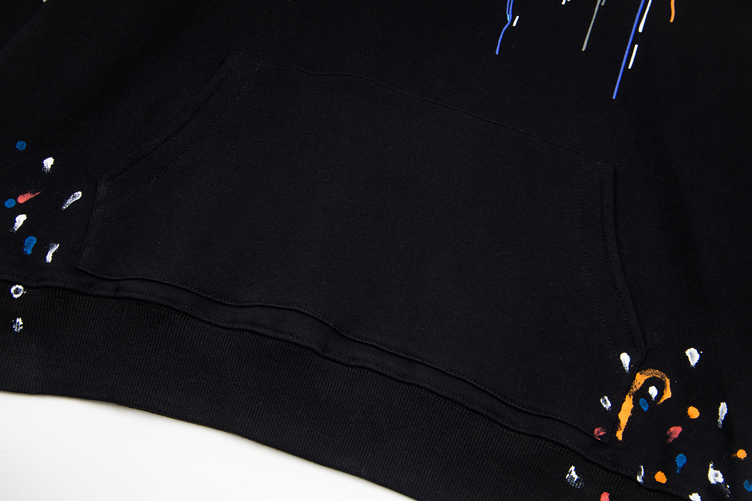 AMIRI 218 Wide Version Model Long Sleeve Black White S M L XL 605# - Image 12