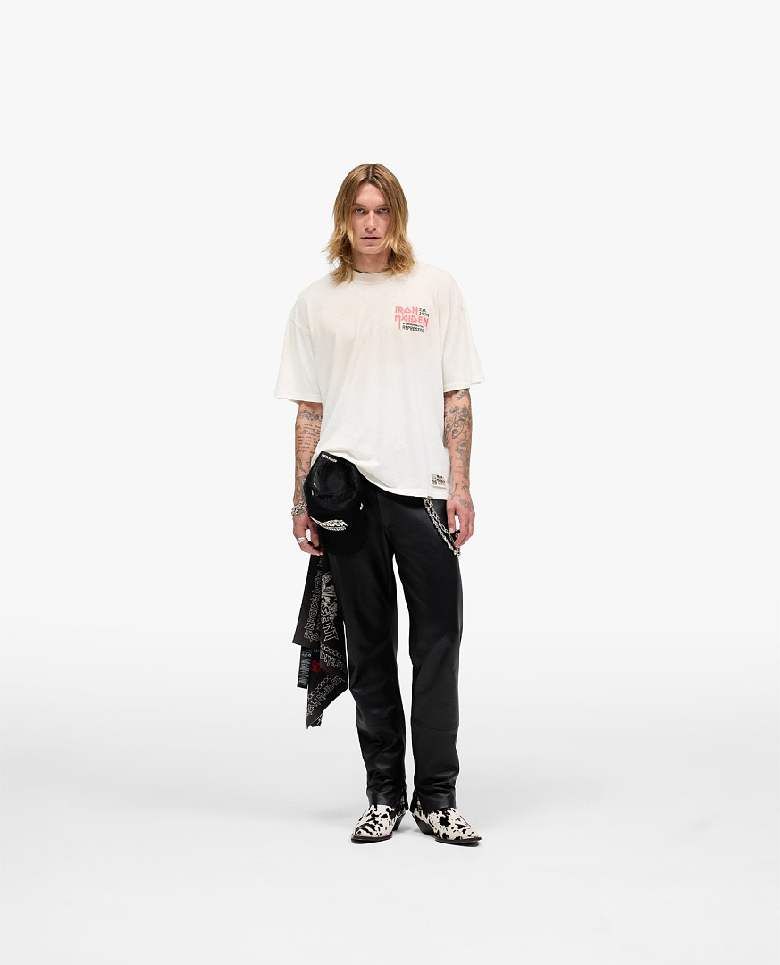 Represent 138 REPRESENT New High Mens Womens Top Wide Short Sleeve : S M L XL Water (White) - Image 19