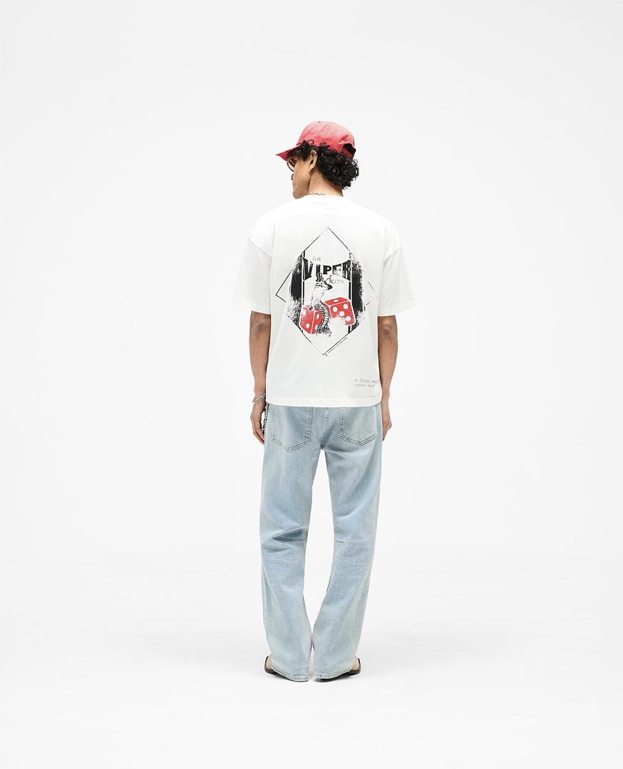 Represent New High Mens Womens Top Wide Short Sleeve : S M L XL Water (Black) - Image 19