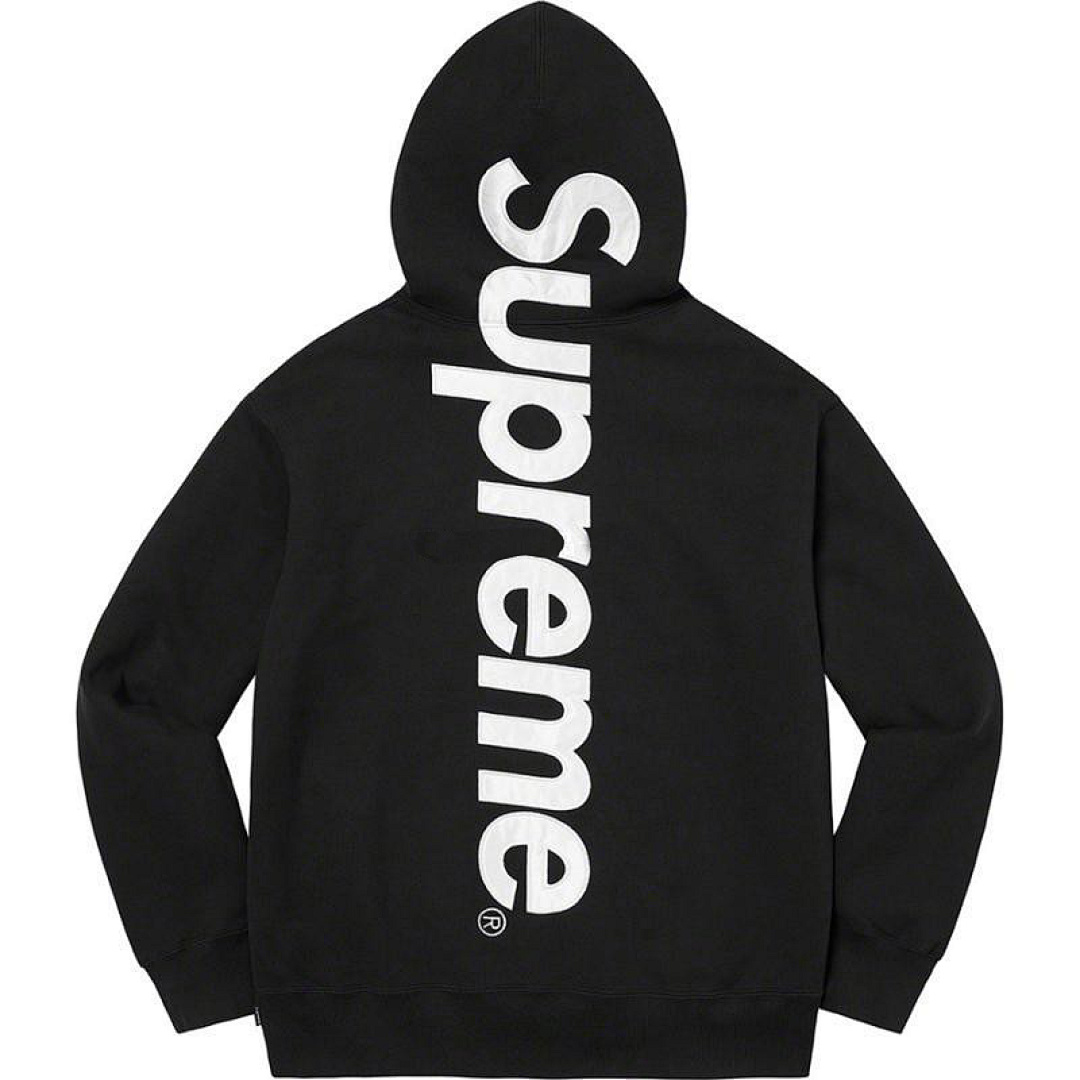 Supreme 258 Sup 22FW Satin Appliqué Hooded Sweatshirt Green Black Floral Grey Blue Brown Light Orange Khaki Purple S M L - Image 26