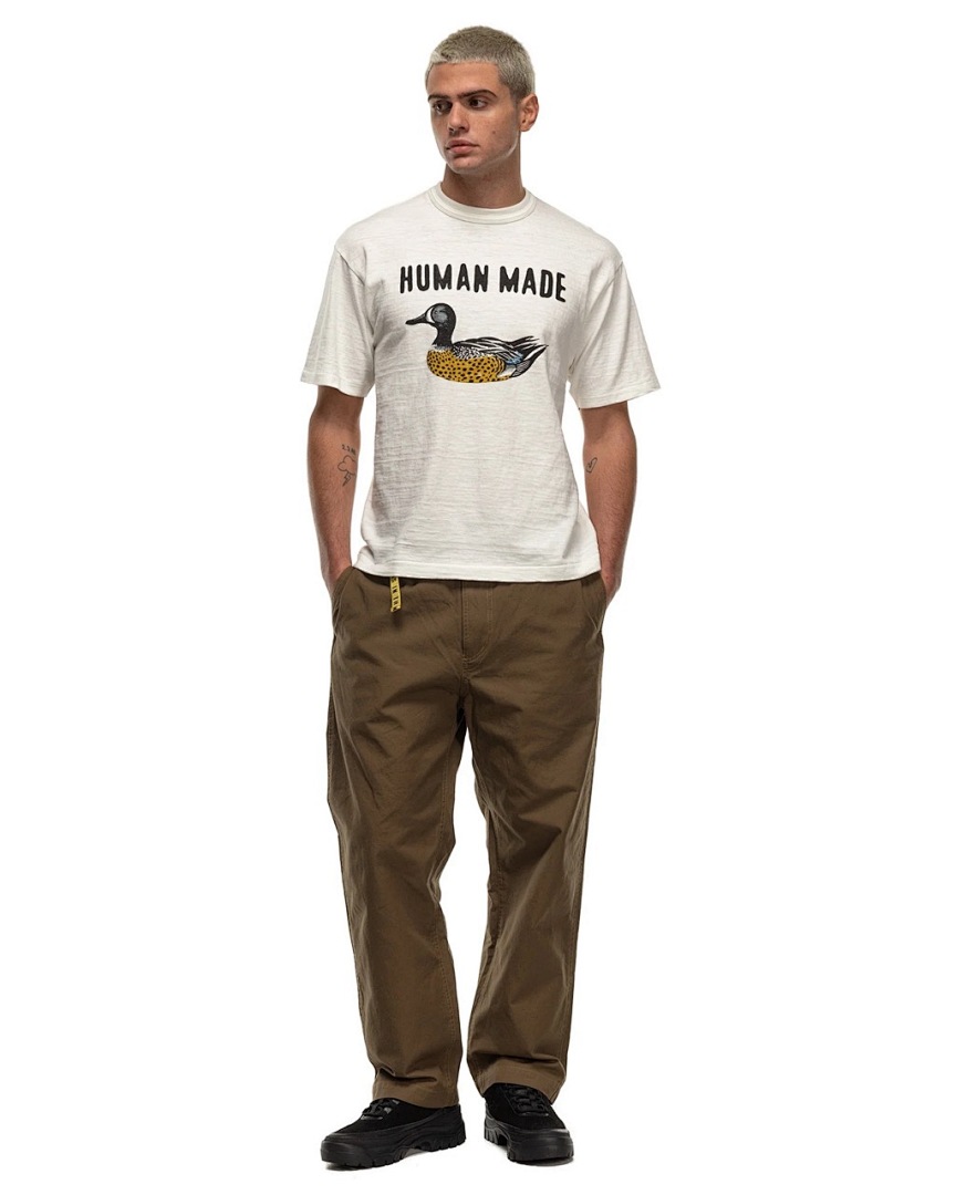 Human Made 118 HUMAN MADE GRAPHIC T-SHIRT Khaki Print Cotton Short Sleeve T : Black White S M L - Image 10