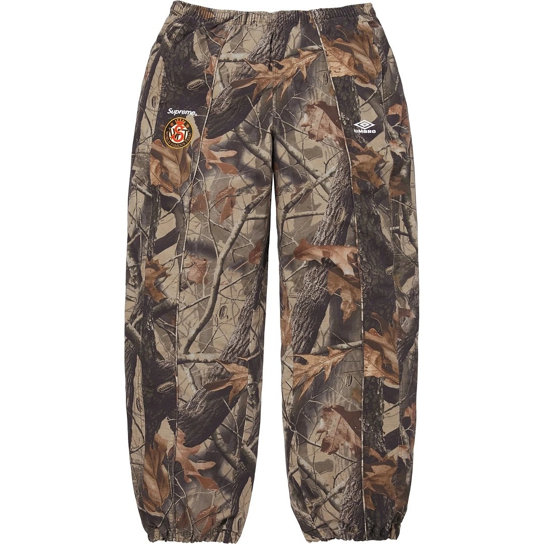 Balenciaga 368 SS26 WEEK1 Cotton Ripstop Track Pant Wide Black Camo Purple Off White S~XL - Image 10