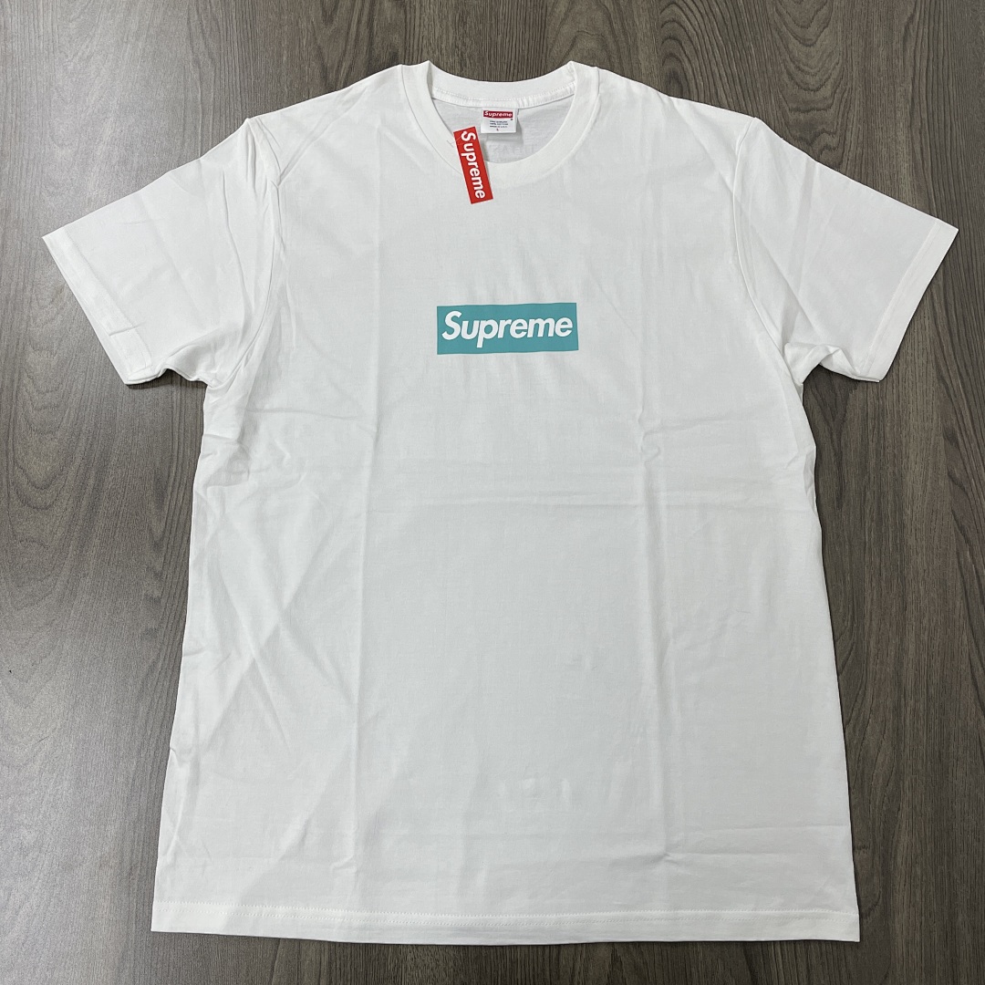 Supreme 118 Sup 21FW Box Logo Tee Collab Short Sleeve T White S M L - Image 3
