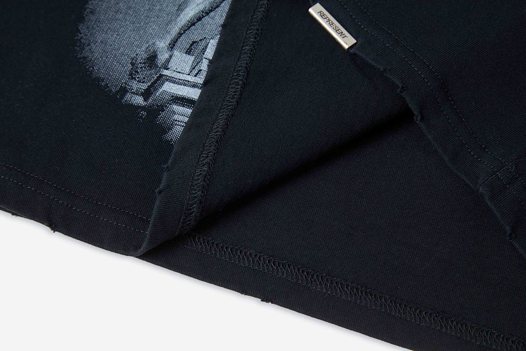 Represent ON SALE68 REPRESENT ATLAS TEE Print Short Sleeve T : Washed Black White S M L - Image 18