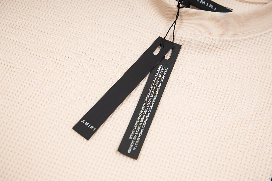 AMIRI 168 Wide Version Model Long Sleeve Black Apricot Light Grey S M L XL 601# - Image 20