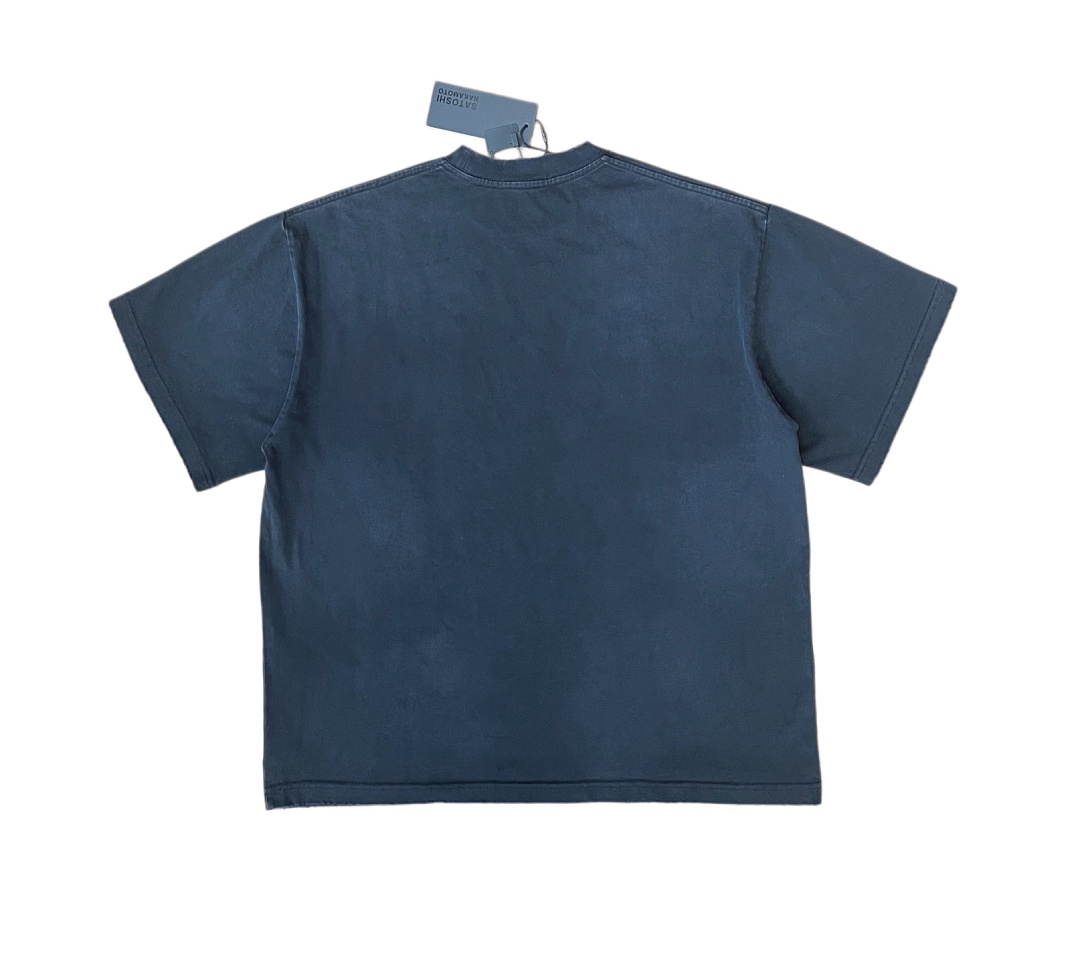 Unbranded 128 Satoshi Nakamoto Stack Letter Logo Tee Print Short Sleeve T : Washed Black S M L - Image 5