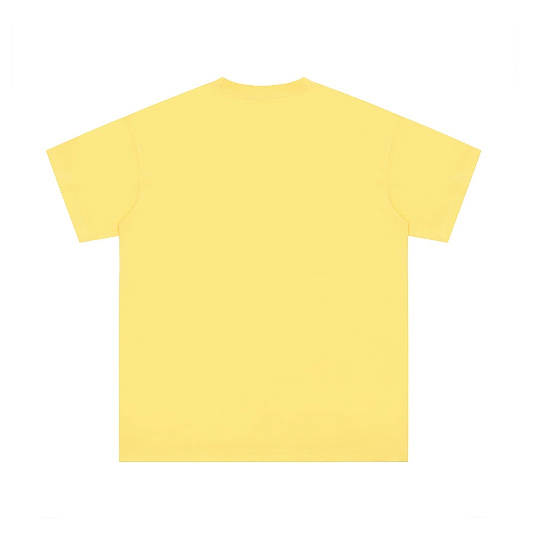 Drew House 118 Drew House Short Sleeve T Black Coffee White Light Pink Blue Purple Yellow Orange Peach Wine Red Navy : S-XL - Image 57