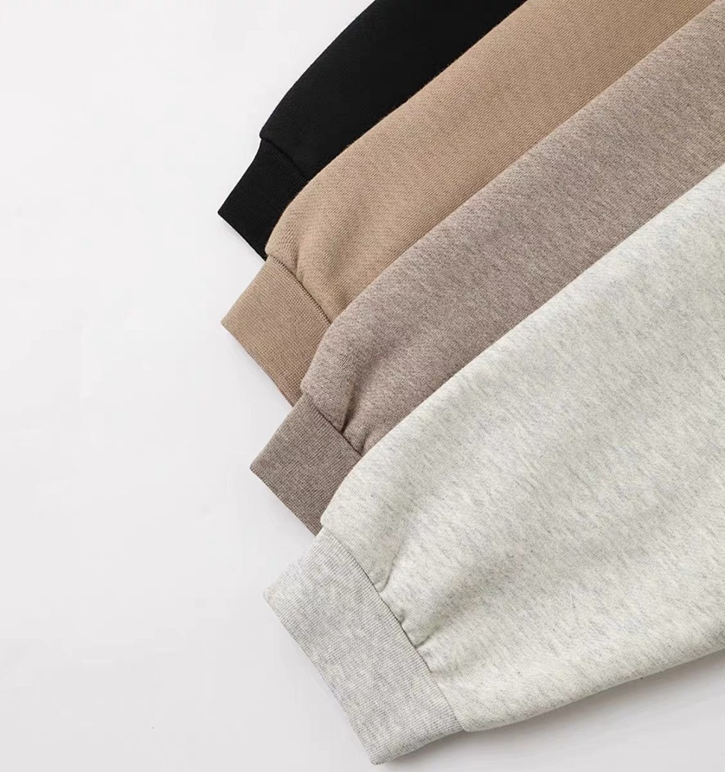 Essentials 228 Ess FALL24 HOLIDAY Fleece Hoodie Gum Velvet : Dark Mist Grey Light Black Desert Gold Brown :S-XL - Image 16