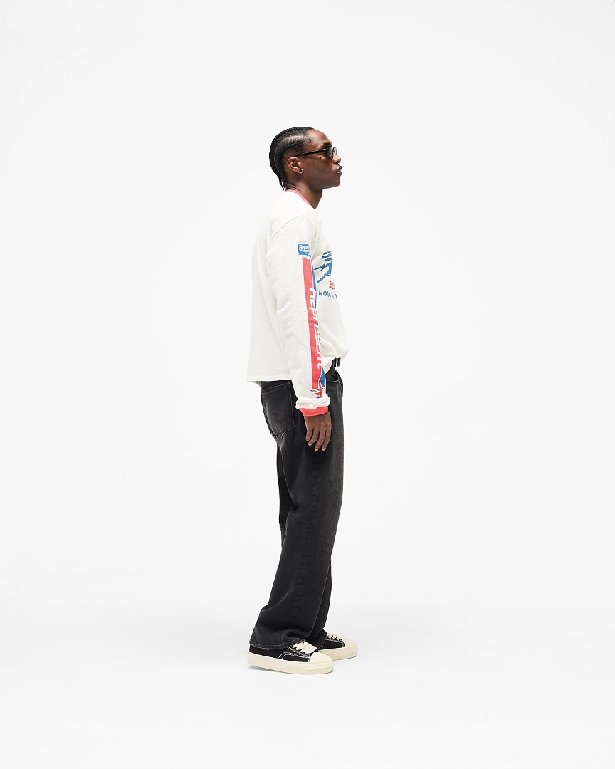 Represent 138 REP Long Sleeve : Black White S M L - Image 25