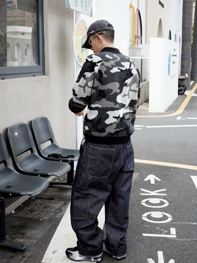 Bape 398 FW25 SMALL BOX POLO SWEATER Embroidered Label Long Sleeve / Fleece Black Pink Camo S-XL - Image 38