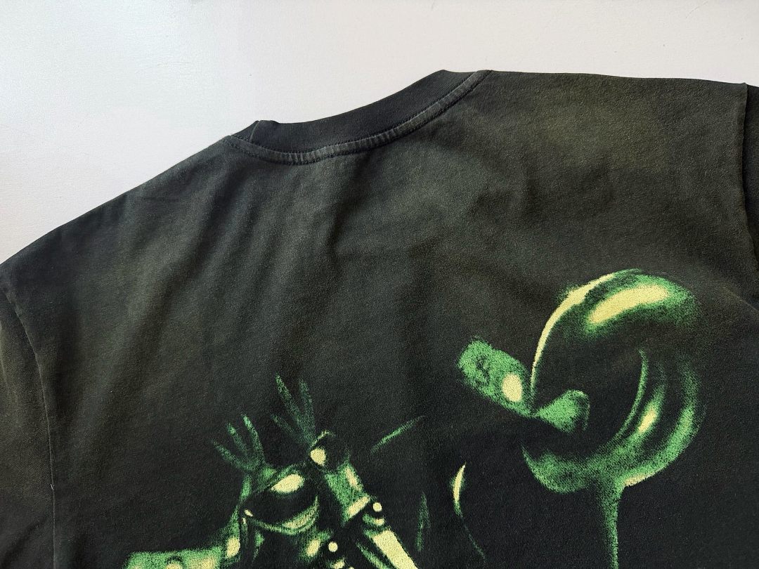 Unbranded 128 Travis Scott Cactus Jack × SpongeBob Classic Washed Short Sleeve T : S M L XL - Image 11