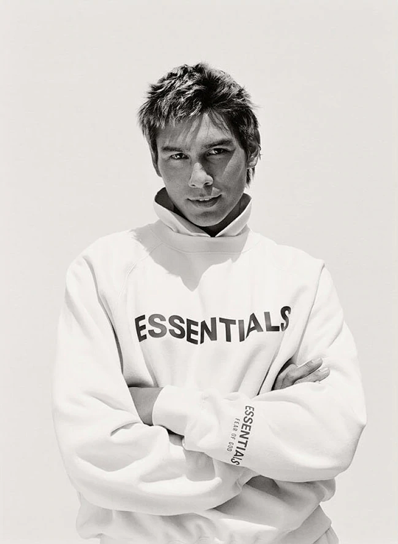 Essentials 98 FEAR OF GOD ESSENTIALS FOG Sleeve LOGO Collar White Blue Light Black Apricot High Grey Camel S-XL 6675# - Image 111