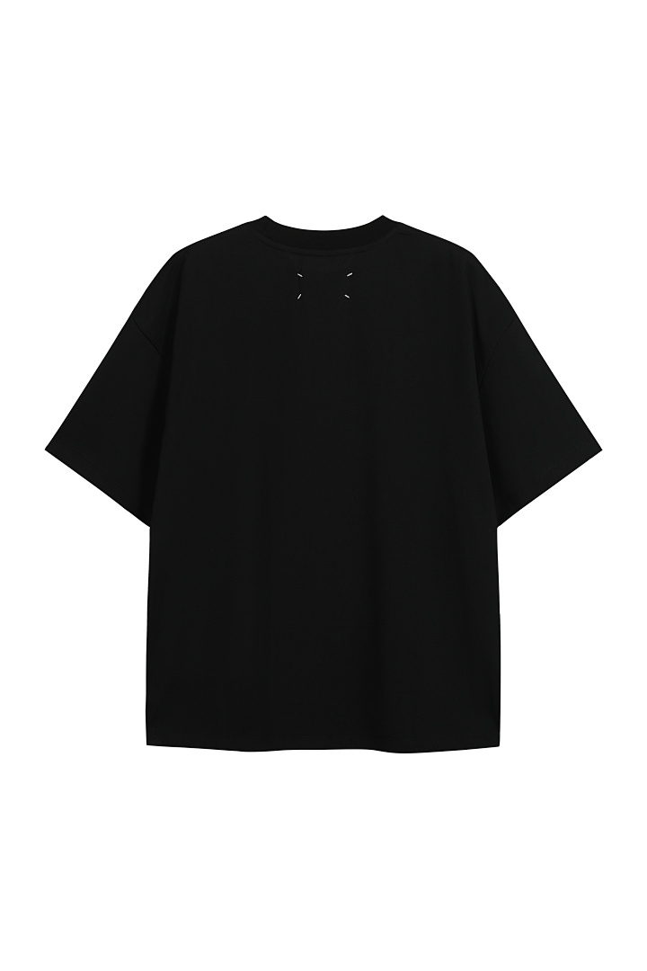 Acne Studios 128 AC Brown Print Short Sleeve T Black S-XL 8099# - Image 3