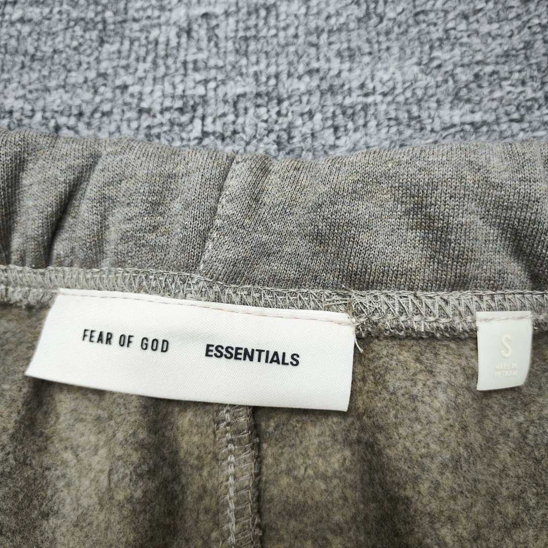 Essentials 148 Ess SS25 Classic Hoodie Label Print Short Silk Silver Gum Black Grey Brown Oatmeal XS-XL - Image 82