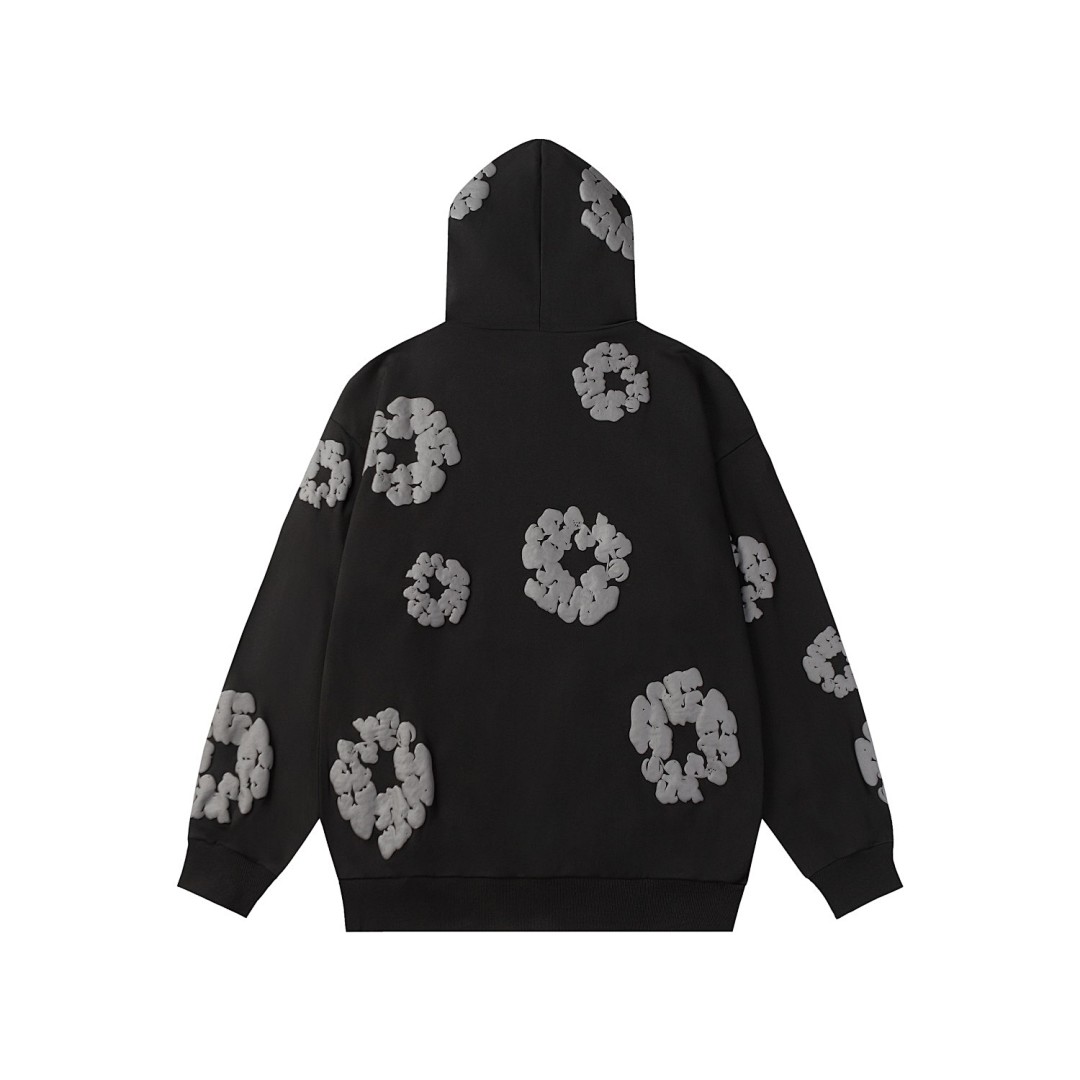 Unbranded 218 DENIM TEARS Cotton Floral Print Black Grey Blue Green Purple Red Orange Color Pink White Sky Coffee S-XL 6688# - Image 4
