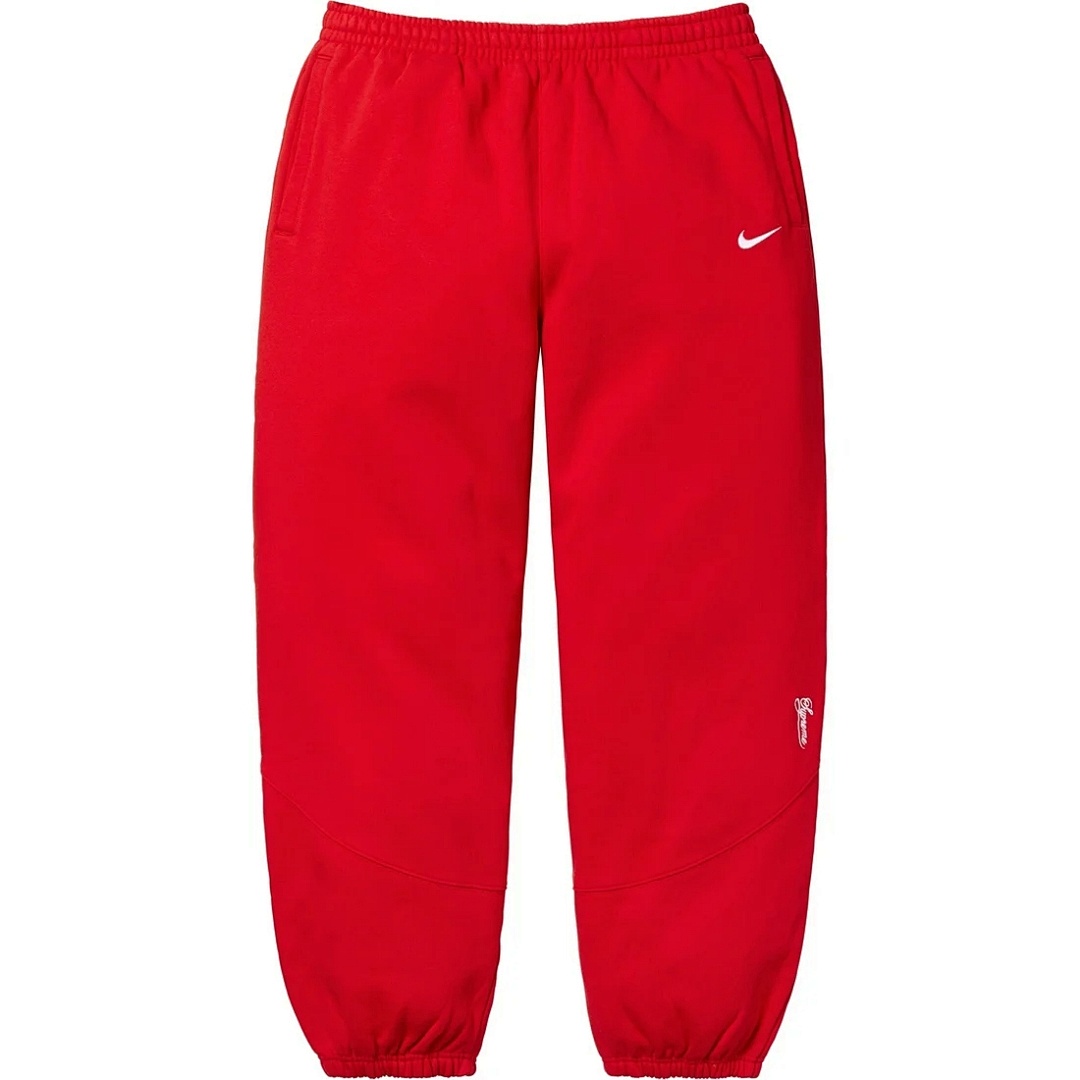 Supreme 368 SWEATPANT Embroidered LOGO Wide Black Grey Red S-XL - Image 10