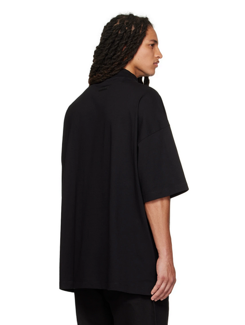 Essentials 118 ESS Full New LOGO Small High Collar Model Short Sleeve T Black S-XL 6215# - Image 15