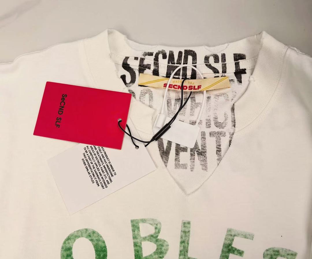 Off-White 128 SECND SLF Washed Sky Sleeve : Off White S M L - Image 5