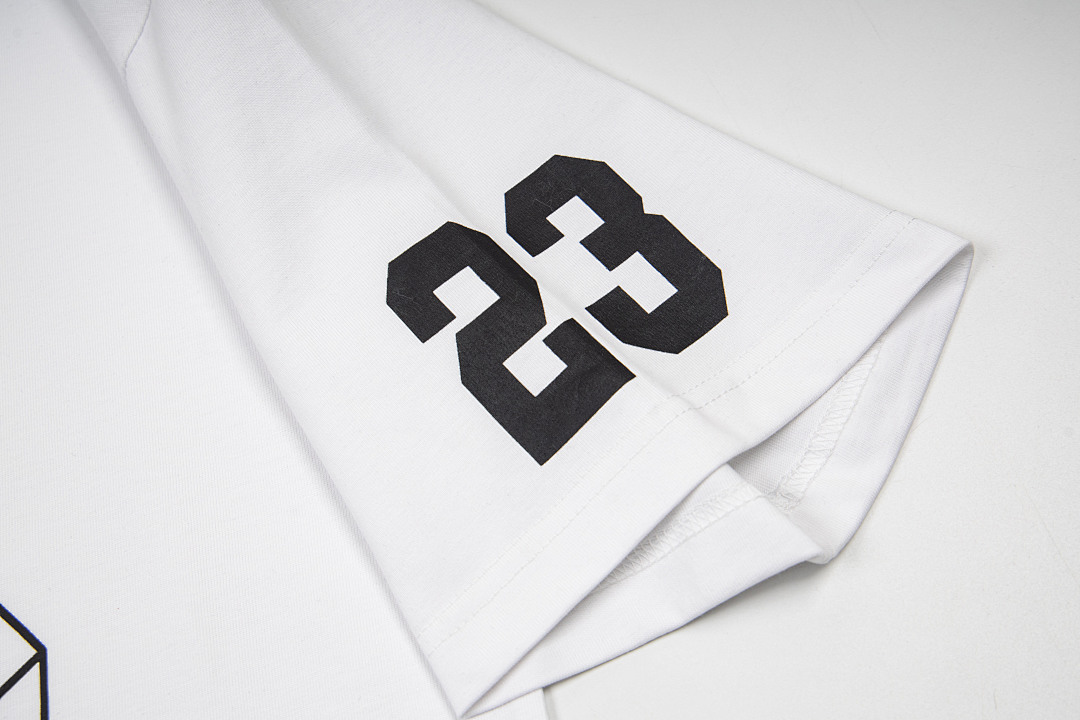 AMIRI 118 Wide Version Model Short Sleeve T Logo Print High Wind Black White S M L XL 9915# - Image 21