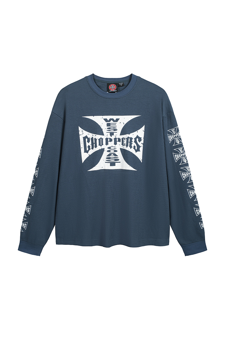 Unbranded 148 West Coast Choppers Vintage Logo Long Sleeve T Blue Grey Black S-XL W2002# - Image 35