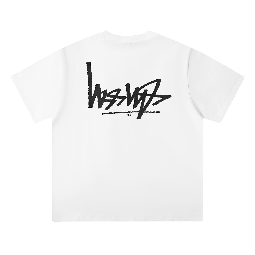 Stussy 98 Stu New Reverse Print Short Sleeve : Black Purple Apricot White S M L XL X202# - Image 8