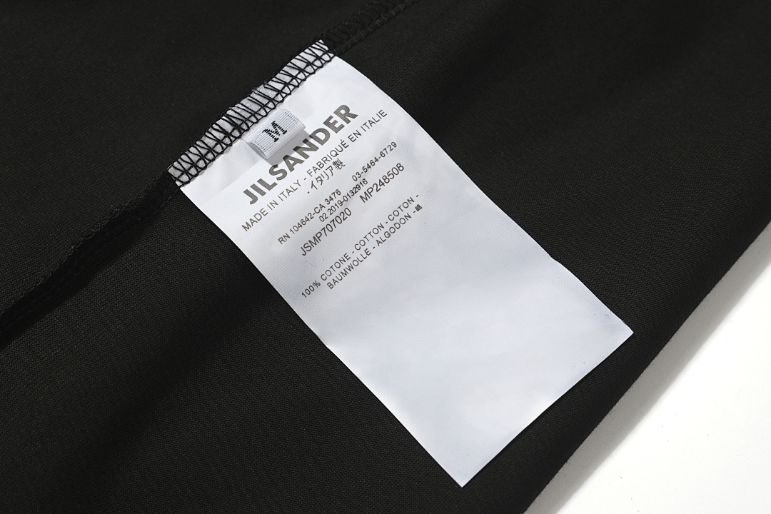 Unbranded 108 JIL SANDER Wind Label Logo Short Sleeve T Black White S-XL J9889# - Image 18