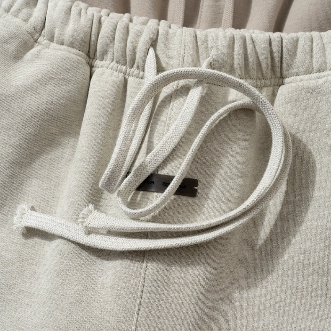Essentials 148 Ess SS25 Classic Hoodie Label Print Short Silk Silver Gum Black Grey Brown Oatmeal XS-XL - Image 81