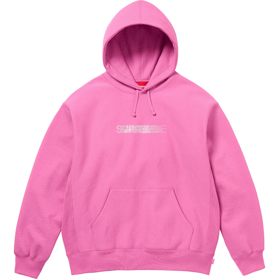 Supreme 328 SWAROVSKI® MOTION LOGO HOODED SWEATSHIRT Black Blue Red, S M L - Image 5
