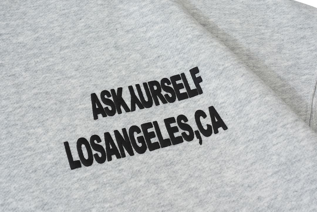 Unbranded 218 ASKYURSELF Print Grey Black S-XL 4043# - Image 25