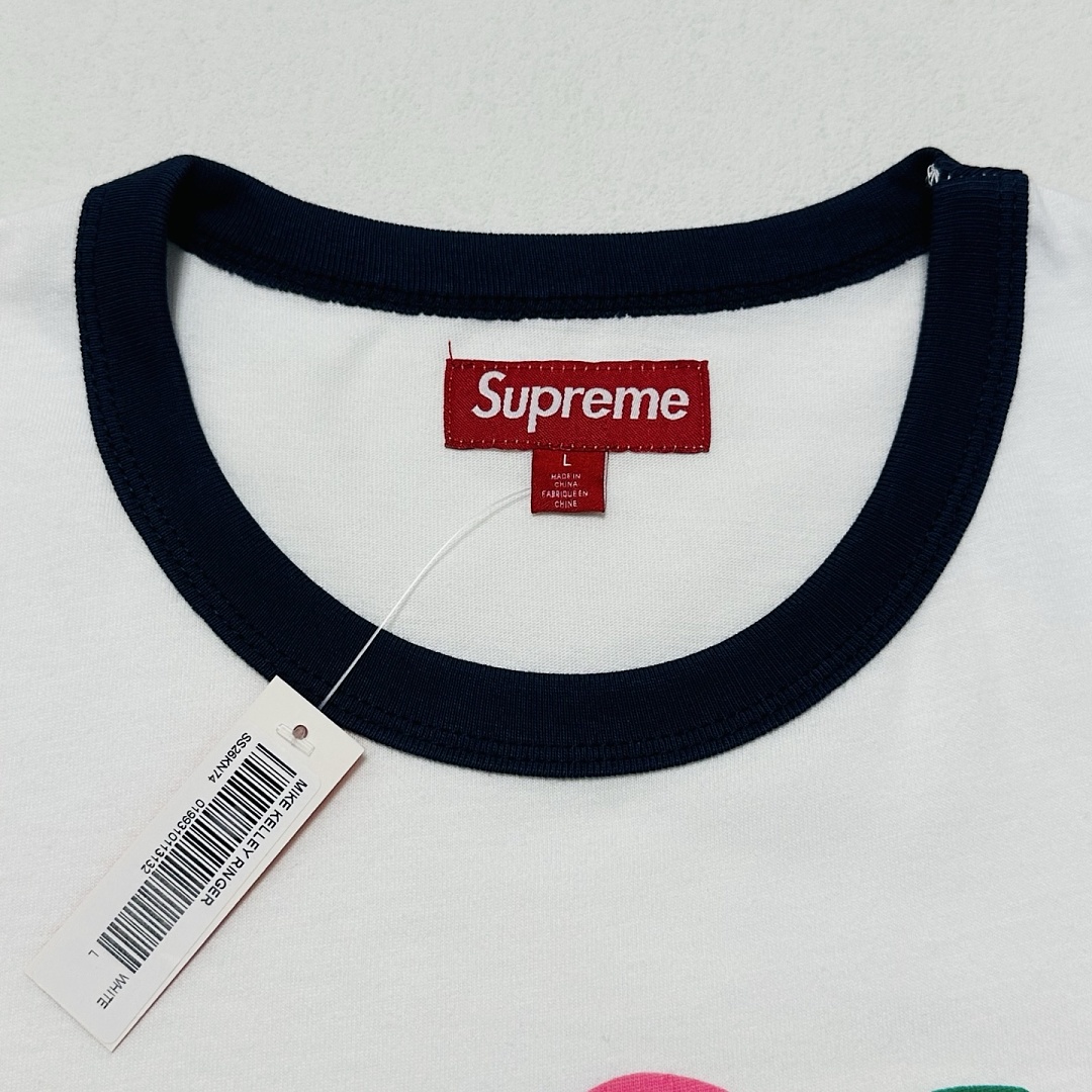 Supreme 148 F*CK T X MIKE KELLEY Collab SS26 RINGER S/S TOP Short Sleeve TEE White S - Image 10