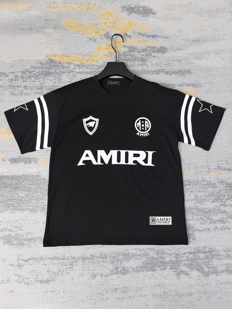 AMIRI 118 26Ss New Logo Print Short Sleeve T Black White S M L XL 9926# - Image 36