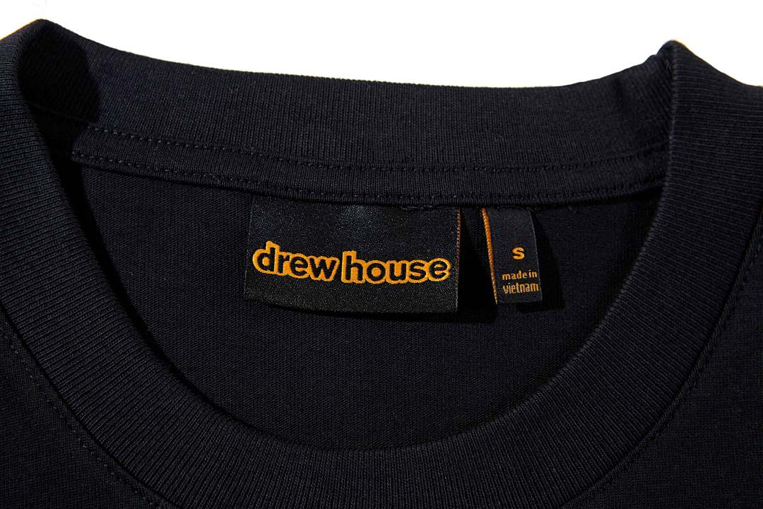 Drew House 108 DREW HOUSE Lucky Ss Tee Khaki Print Wide Short Sleeve T Black S M L - Image 5