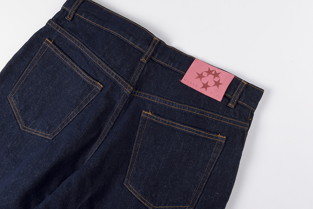 Sp5der 298 Sp5Der 555555 Denim Shorts Mens Womens Short White Blue S-XL - Image 7