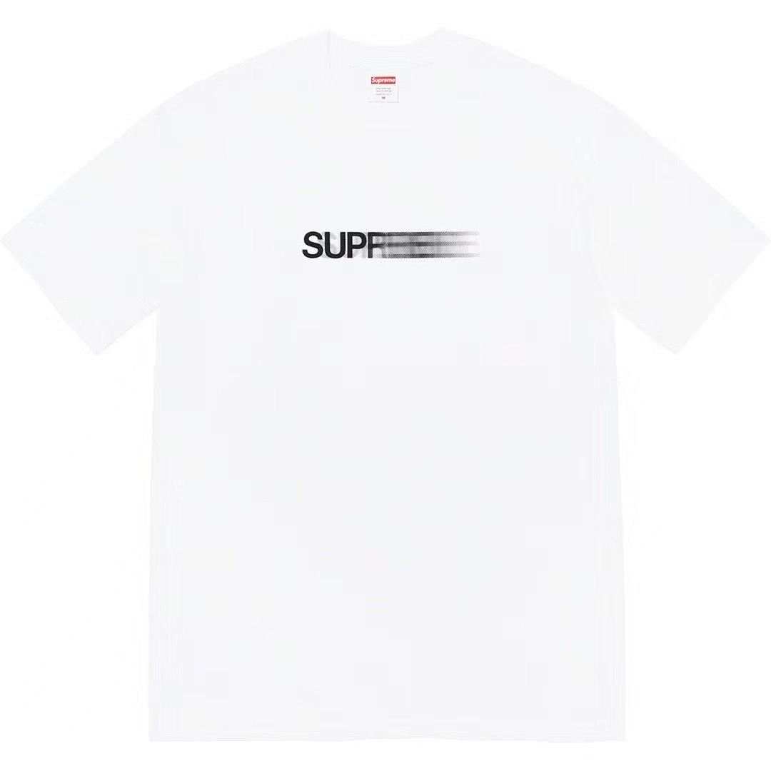 Supreme 108 Sup SS20 Motion Logo Tee Shadow Short Sleeve T Black White S M L XL - Image 4