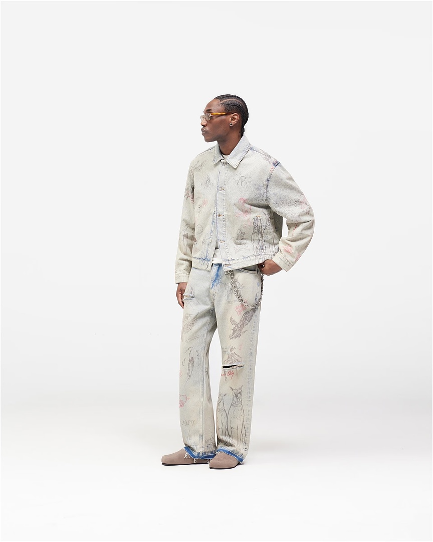 Represent 298 Represent : S M L XL (Washed Blue) - Image 20