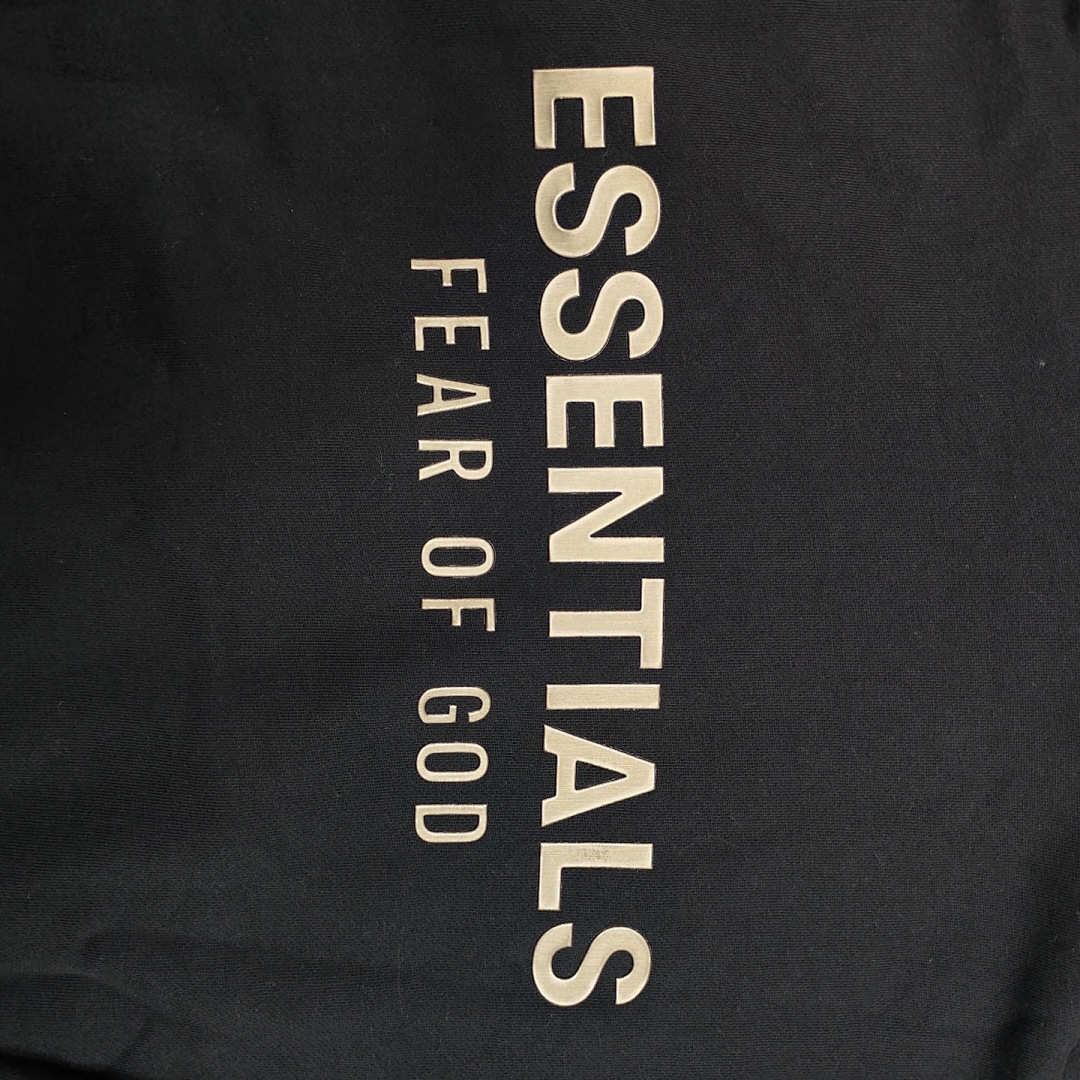 Essentials 228 Ess SS25 Classic Hoodie Label Print XS-XL (Black Oatmeal Grey Brown) - Image 25