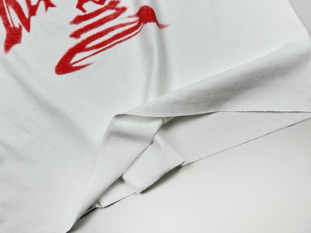 Off-White 118 REPRESENT New High Mens Womens Top Wide Short Sleeve : S M L XL Off (White) - Image 10
