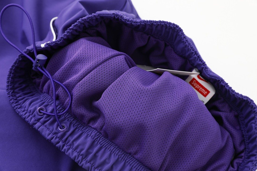 Balenciaga 378 Collab SS25 WEEK4 Track Pants Embroidered Logo Long : Black Purple :S-XL - Image 36