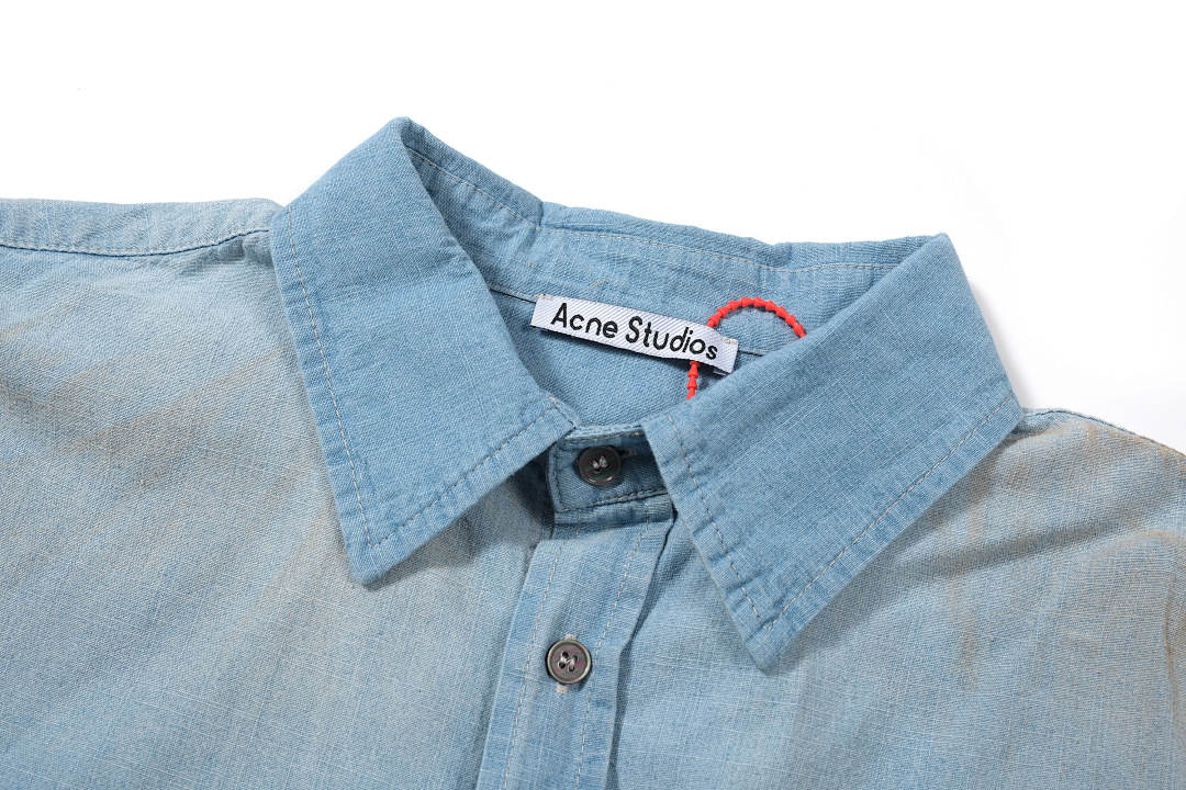 Acne Studios 258 AC Wind Print Blue S-XL 8201# - Image 4