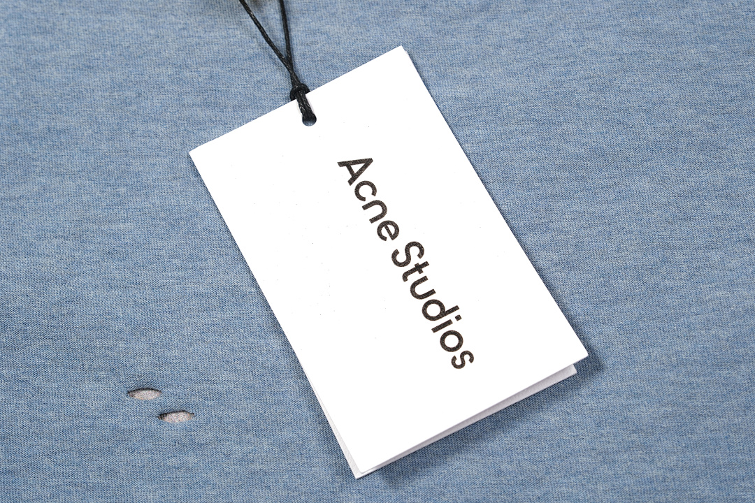 Acne Studios 198 AC Buckle LOGO Long Sleeve T Floral Blue S-XL 8211# - Image 15