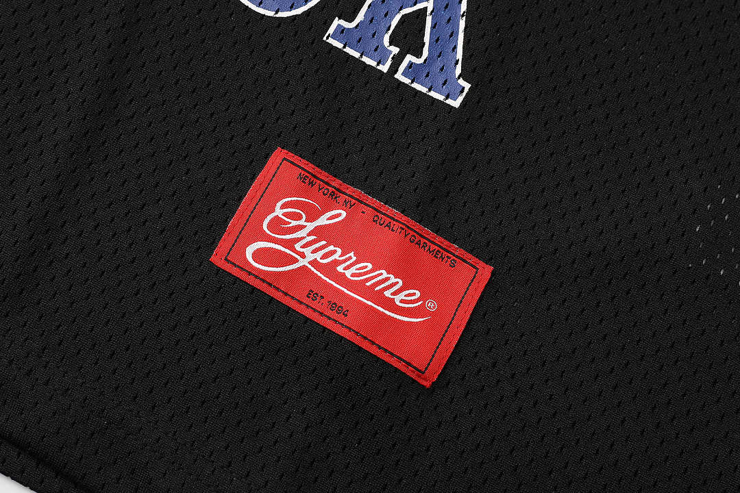 Bape 258 DJ Screw Collab SS26 Football JerseyV Collar Print : Black Camo Sky Blue S M L - Image 10