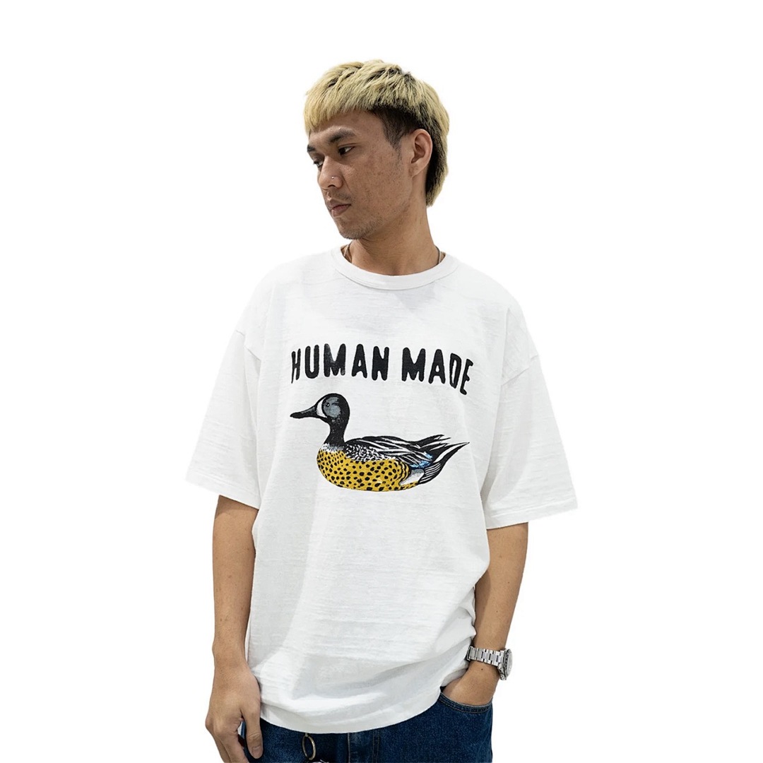 Human Made 118 HUMAN MADE GRAPHIC T-SHIRT Khaki Print Cotton Short Sleeve T : Black White S M L - Image 6